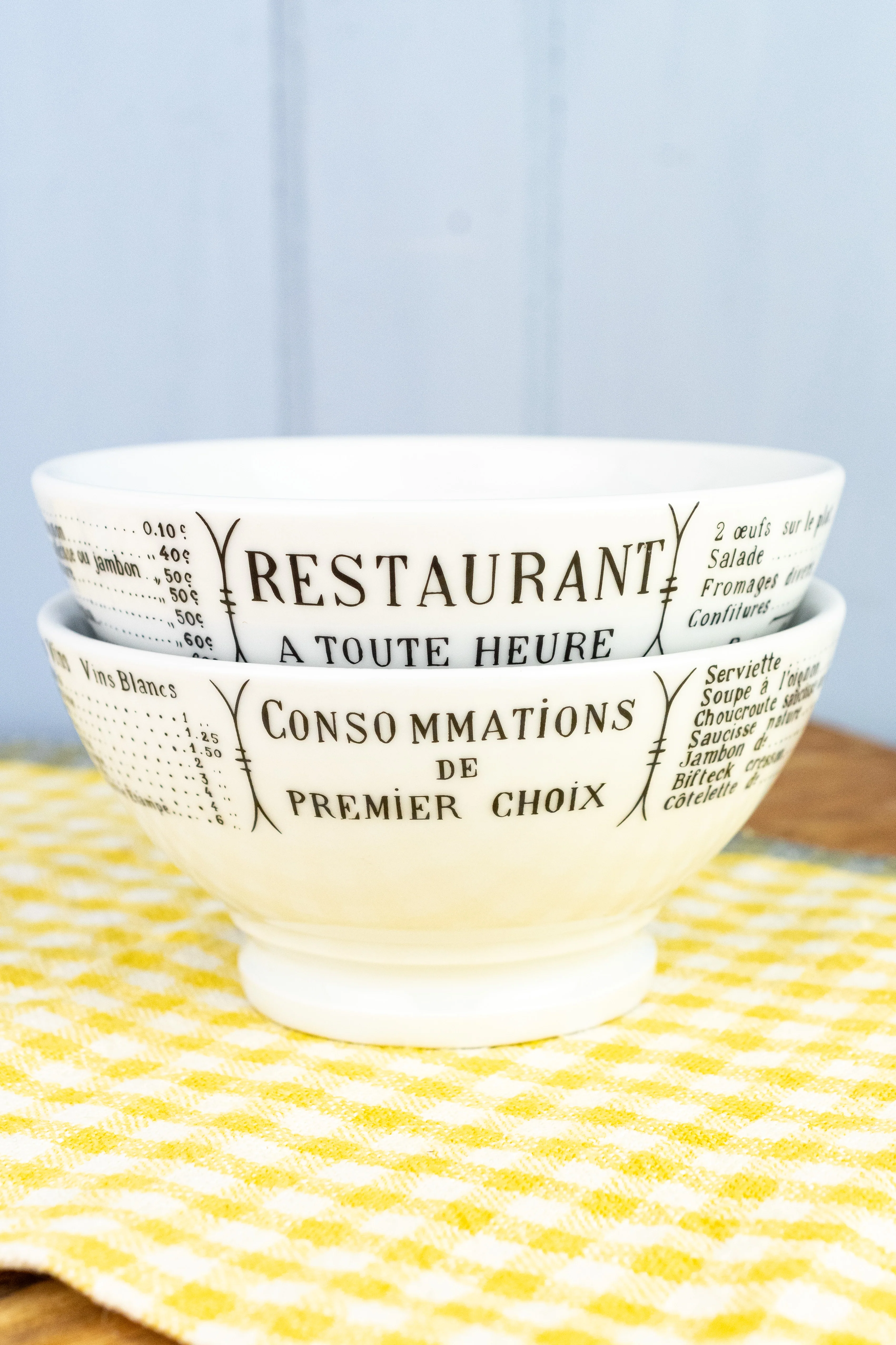 Pillivuyt Brasserie Café au Lait Bowl - Set of 2 - Image 9