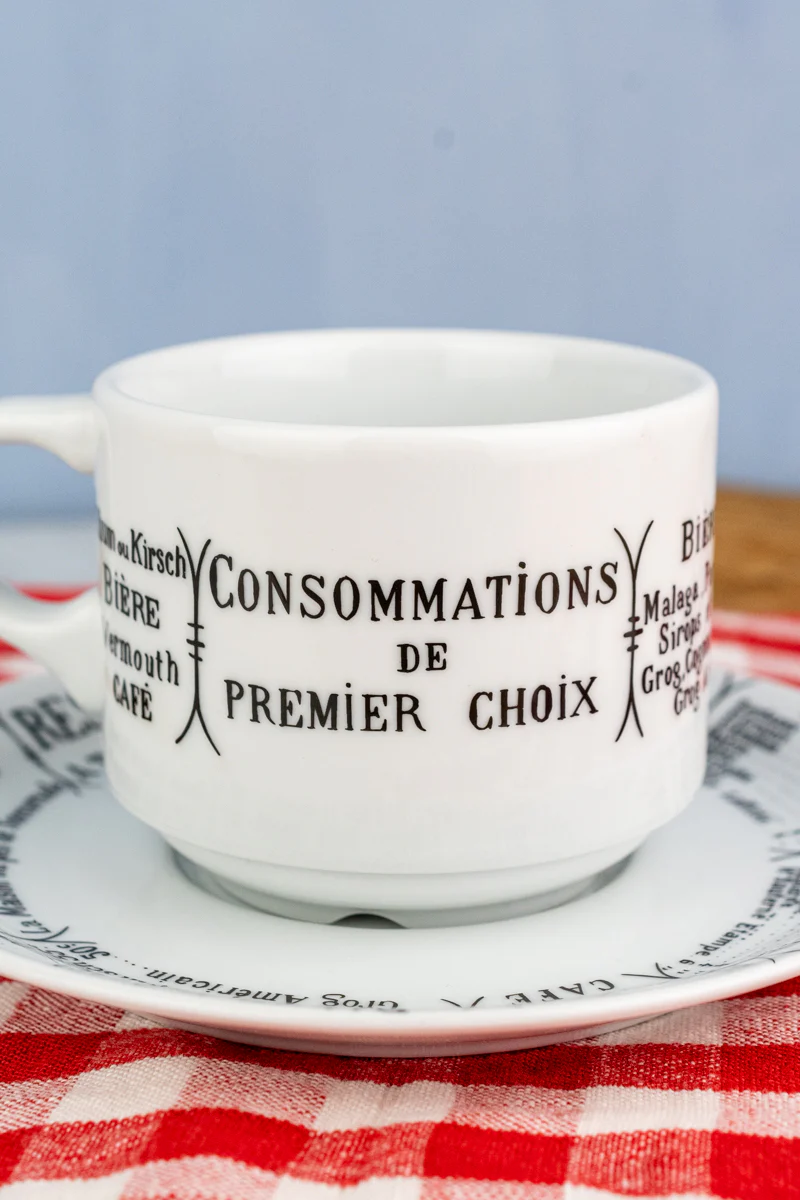 Pillivuyt Brasserie Coffee Cup & Saucer - Image 4