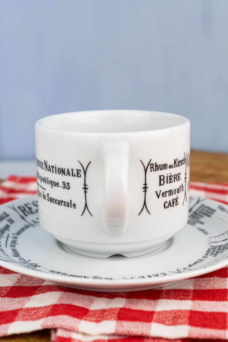 Pillivuyt Brasserie Coffee Cup & Saucer - Image 5