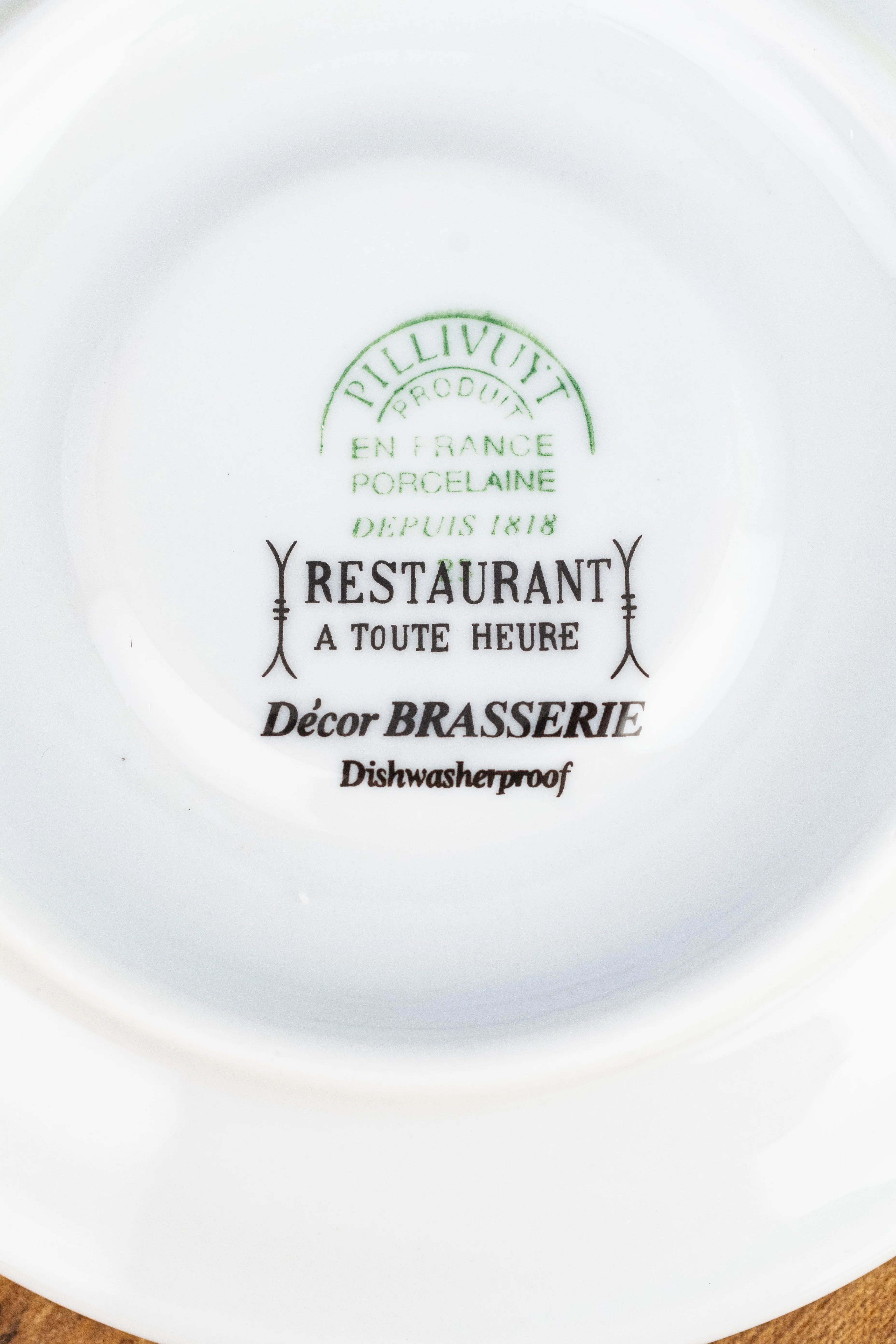 Pillivuyt Brasserie Espresso Cup & Saucer  - Set of 2 - Image 10