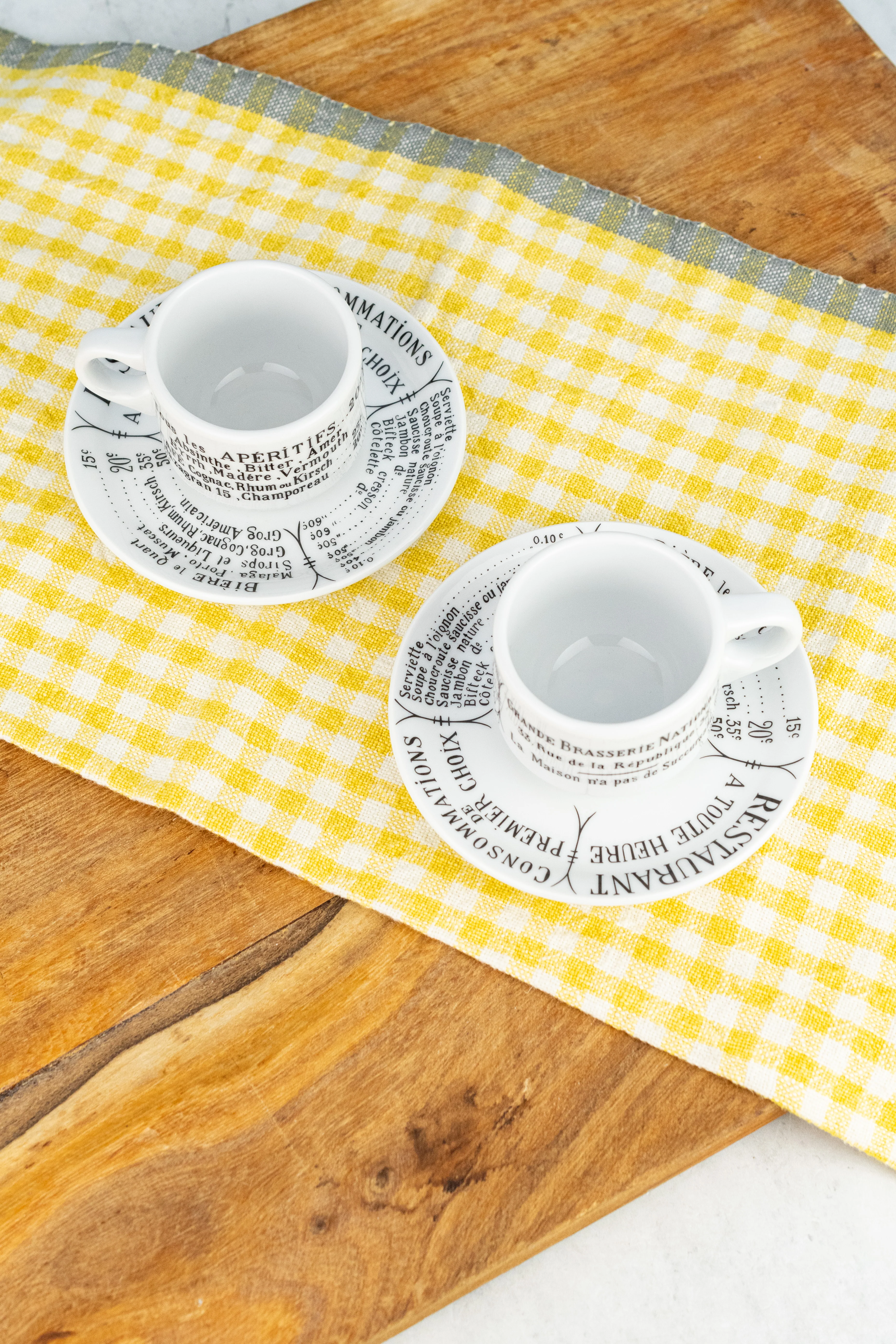 Pillivuyt Brasserie Espresso Cup & Saucer  - Set of 2 - Image 3