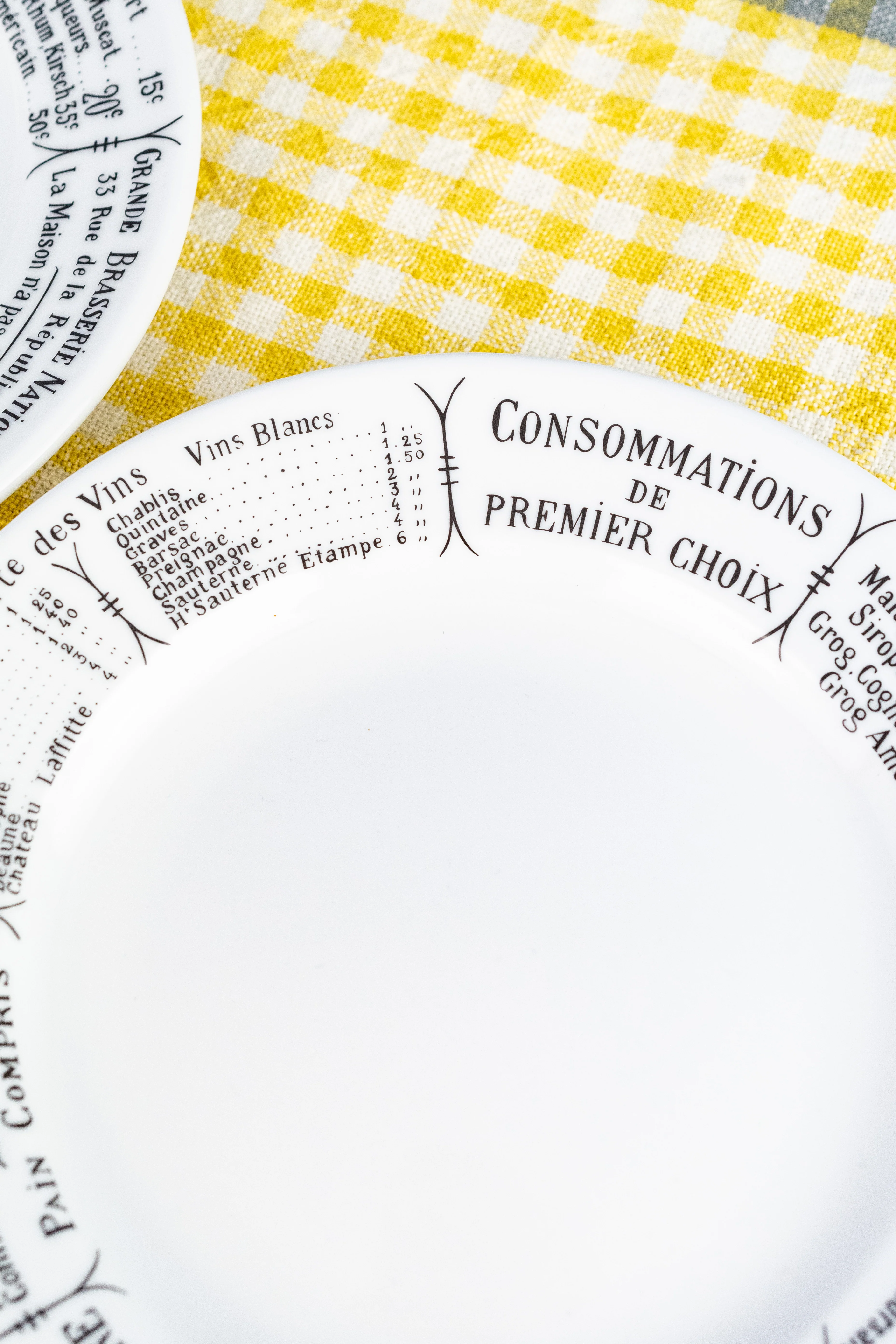 Pillivuyt Brasserie Menu Plate - Set of 2 - Image 5