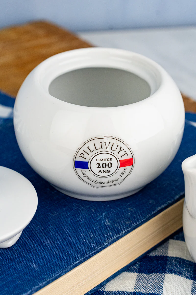 Pillivuyt Creamer & Sugar - Image 5