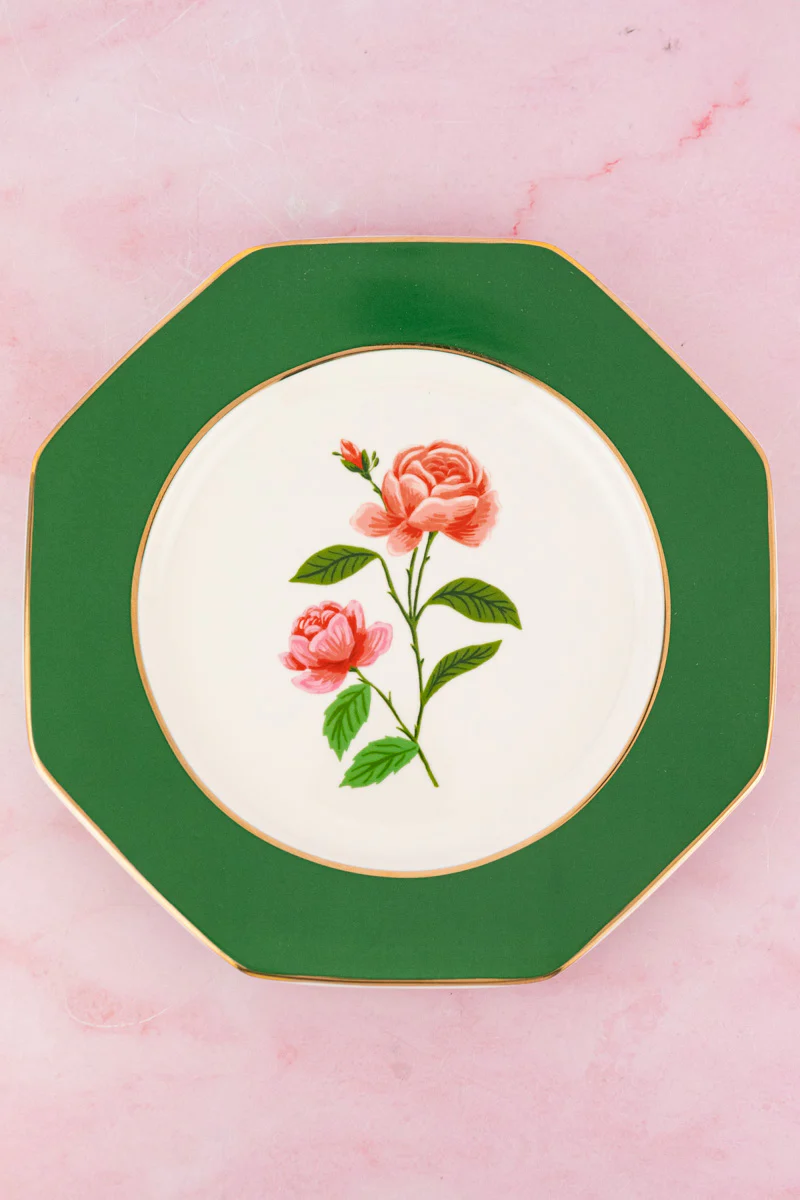 Porcelain Dessert Plates - Set of 4 - Image 6