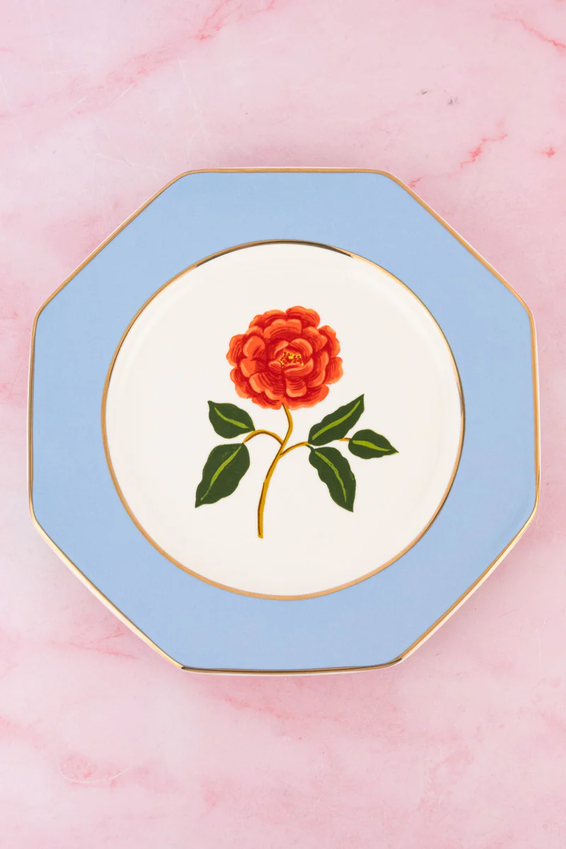 Porcelain Dessert Plates - Set of 4 - Image 7