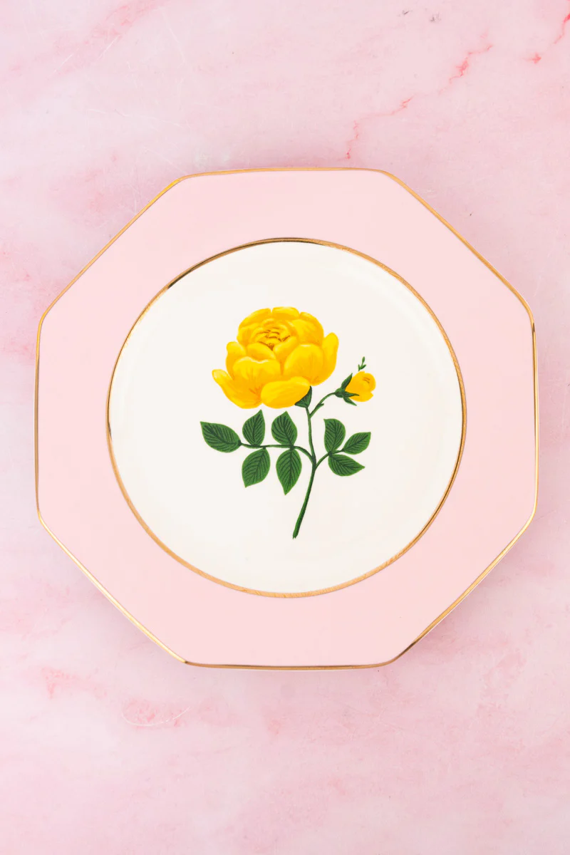 Porcelain Dessert Plates - Set of 4 - Image 8