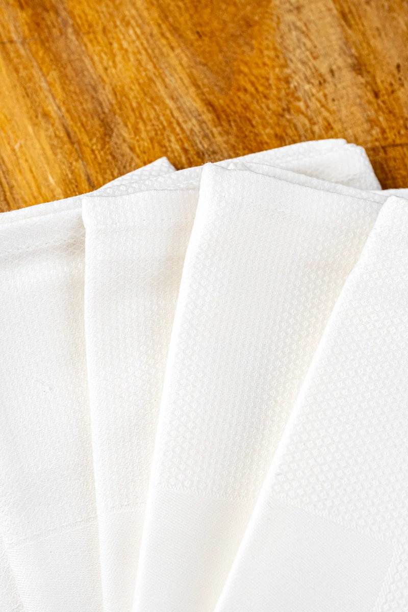 Huck Border Hotel Napkins - Set of 6 - Image 2