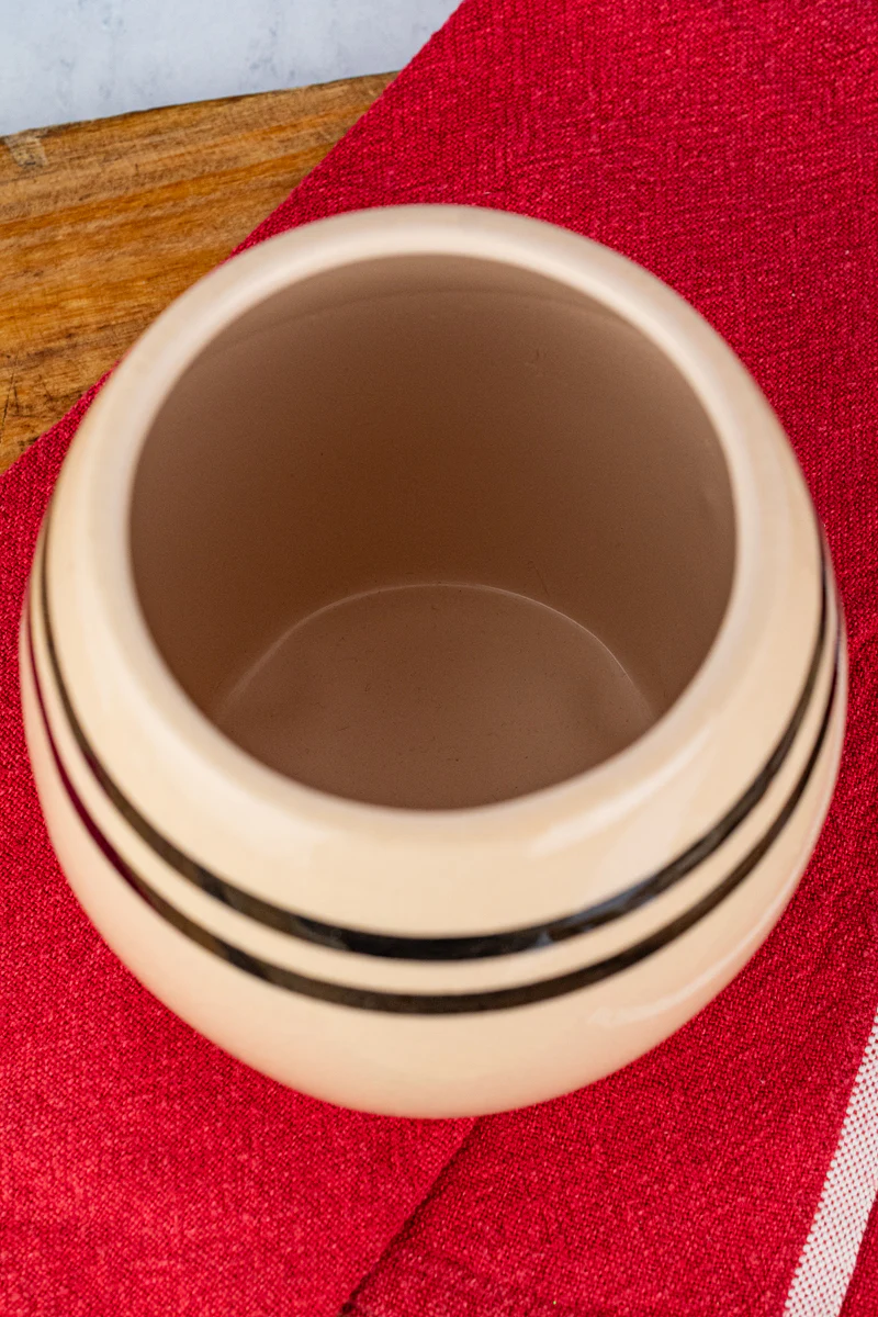 Striped Stoneware Crock - Image 5
