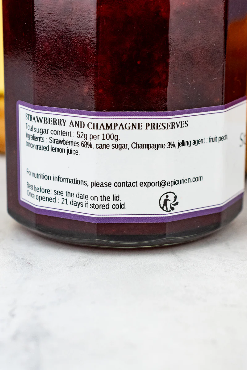 French Strawberry and Champagne Preserves - Image 3