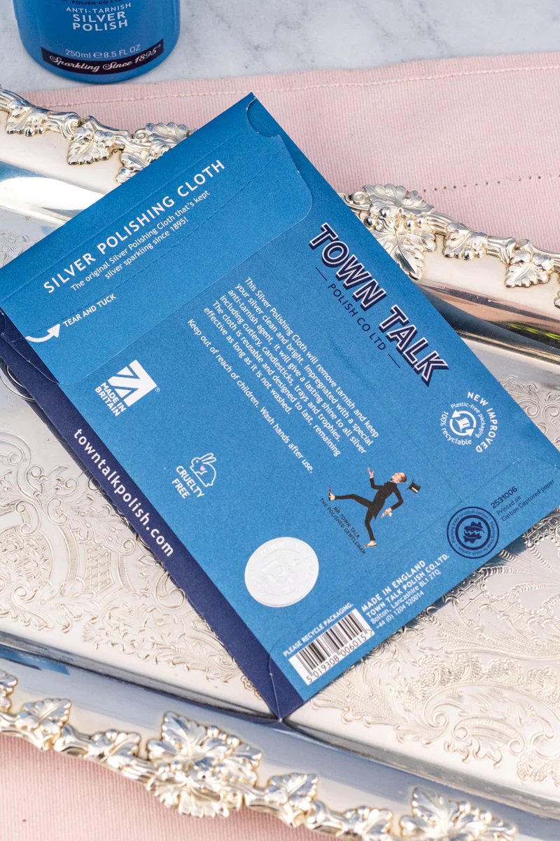 Town Talk Original Anti-Tarnish Silver Polishing Cloth - Image 5