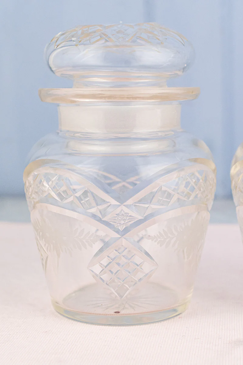 Deco Silverplate and Glass Double Pickle Castor - Image 10