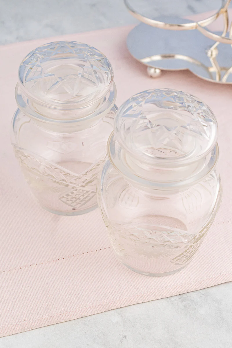 Deco Silverplate and Glass Double Pickle Castor - Image 7