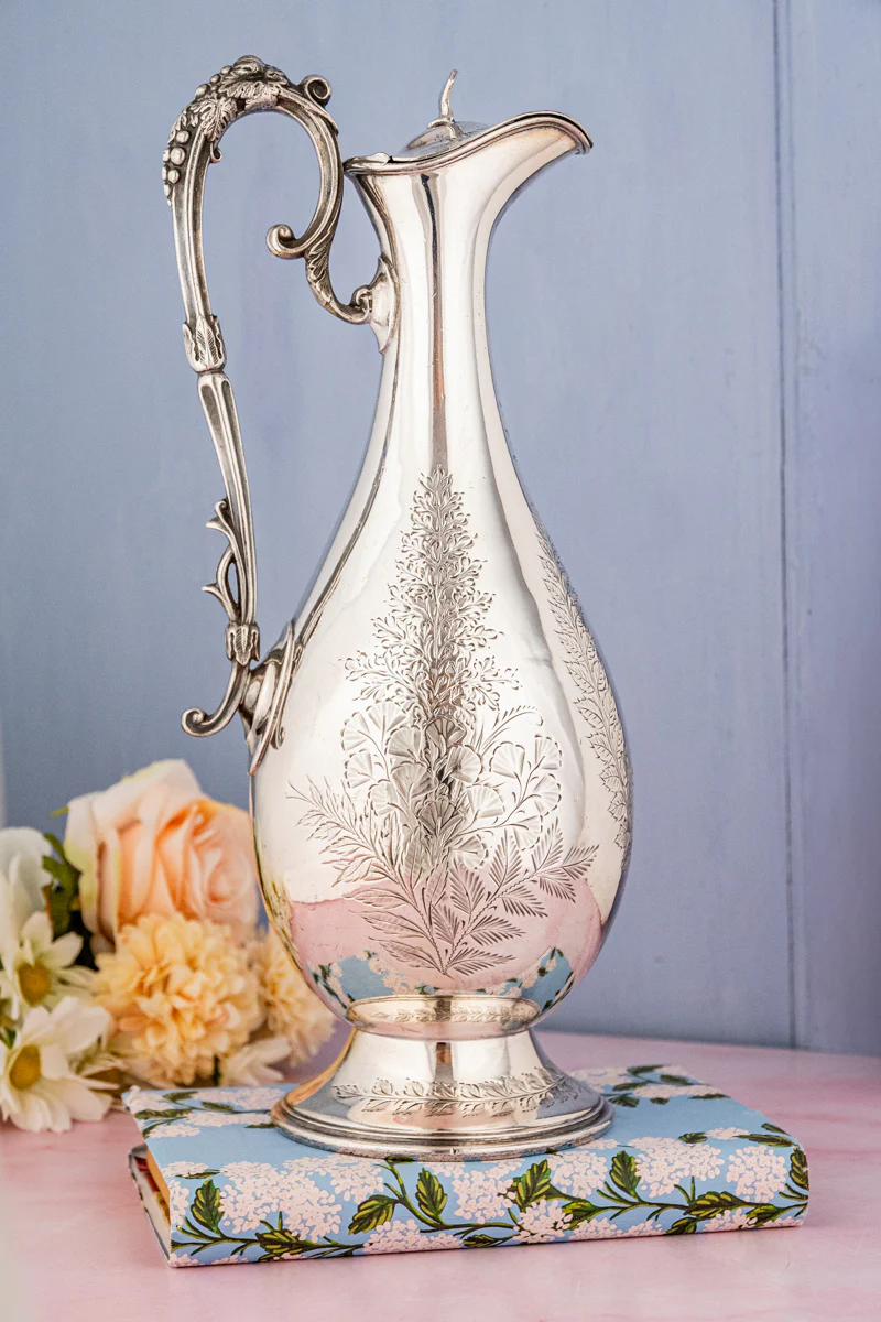 Victorian Silverplate Claret Jug - Image 2