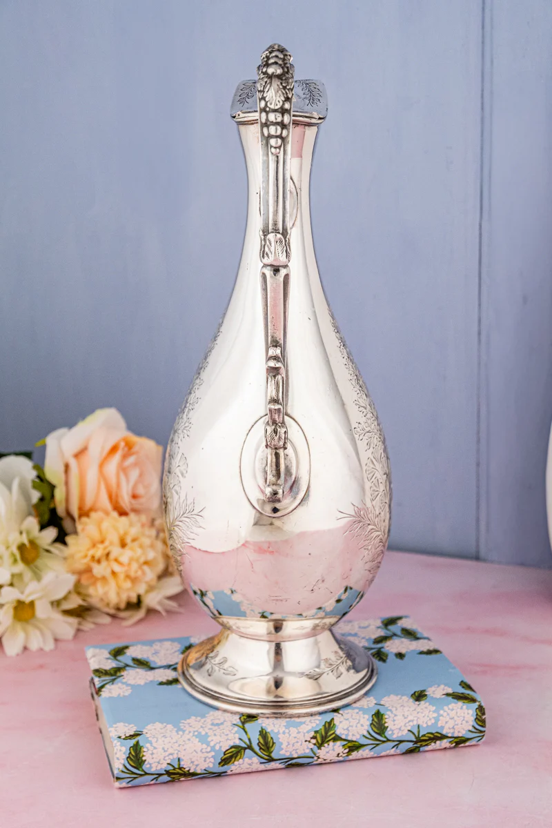 Victorian Silverplate Claret Jug - Image 4
