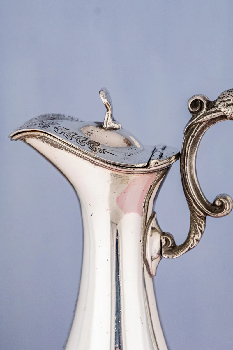 Victorian Silverplate Claret Jug - Image 5