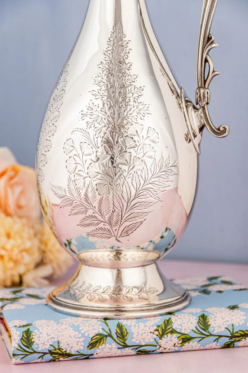 Victorian Silverplate Claret Jug - Image 8