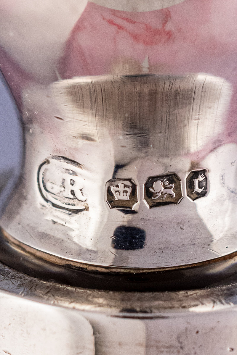 Victorian Sterling Silver & Engraved Decanter - Image 14