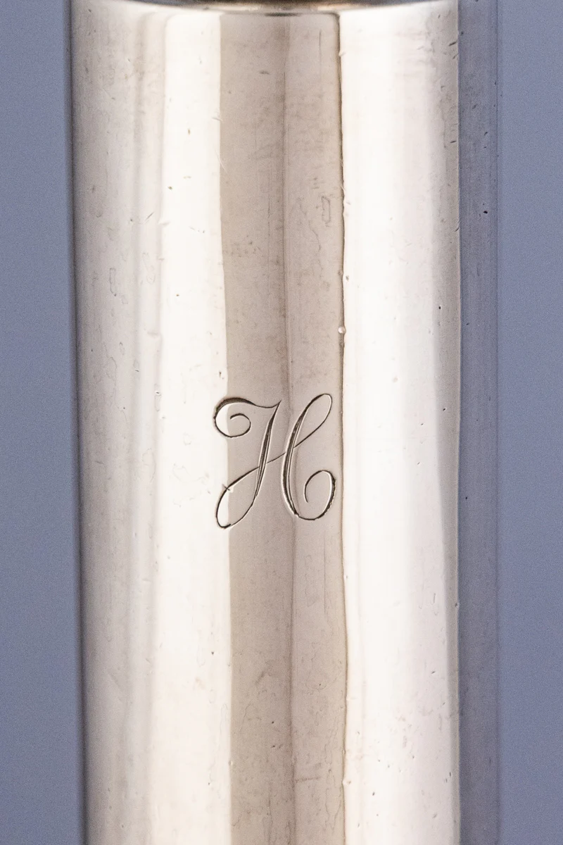Victorian Sterling Silver & Engraved Decanter - Image 3