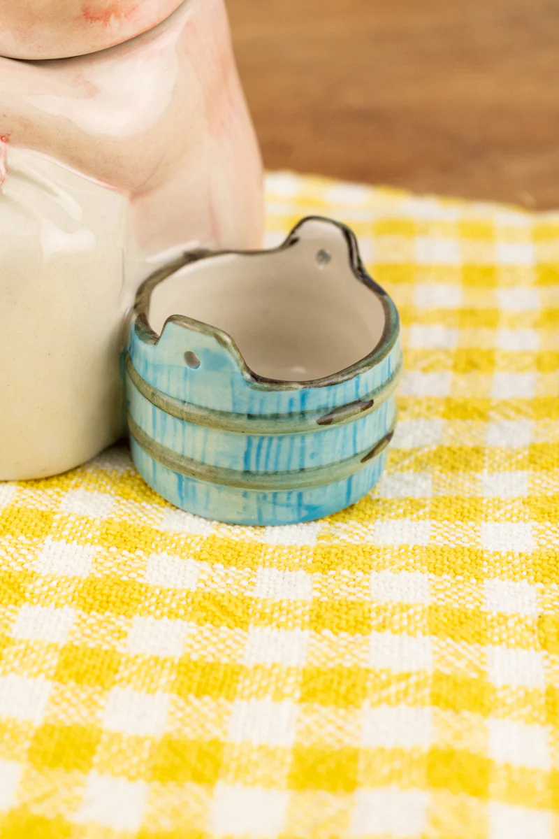 Grinning Piggy Ceramic Cruet - Image 5