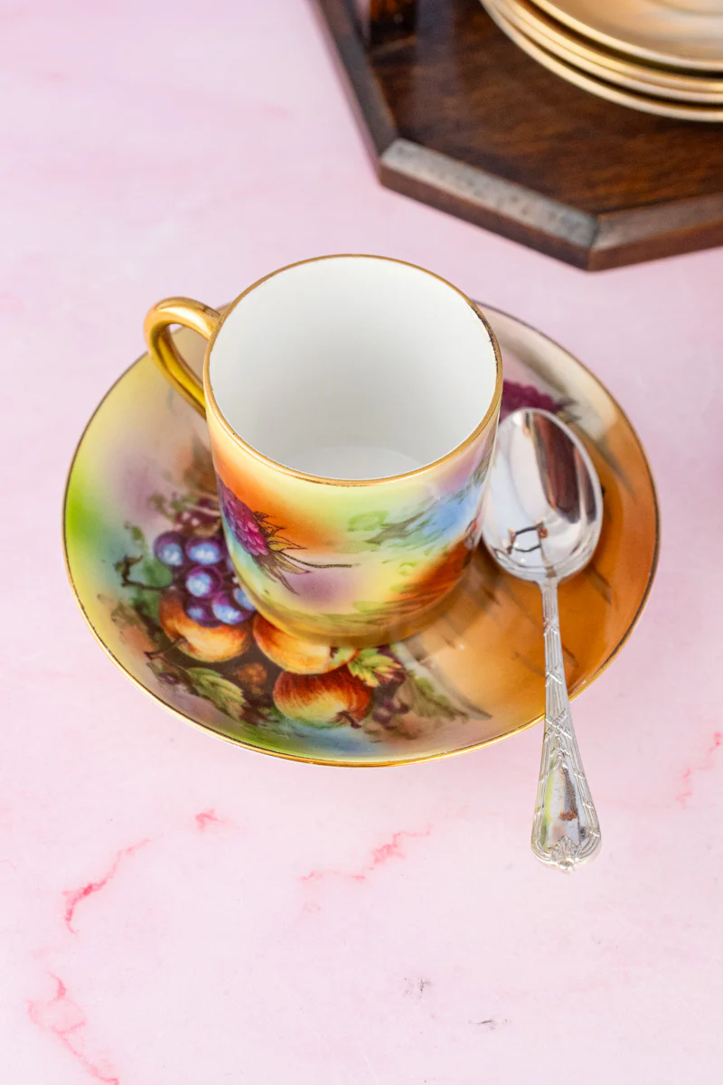 Vintage Coffee Service with Stand - Image 5