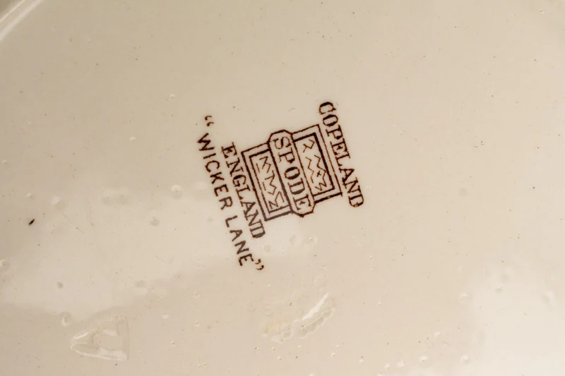 Vintage Copeland Spode Luncheon Plate Set - Set of 12 - Image 5