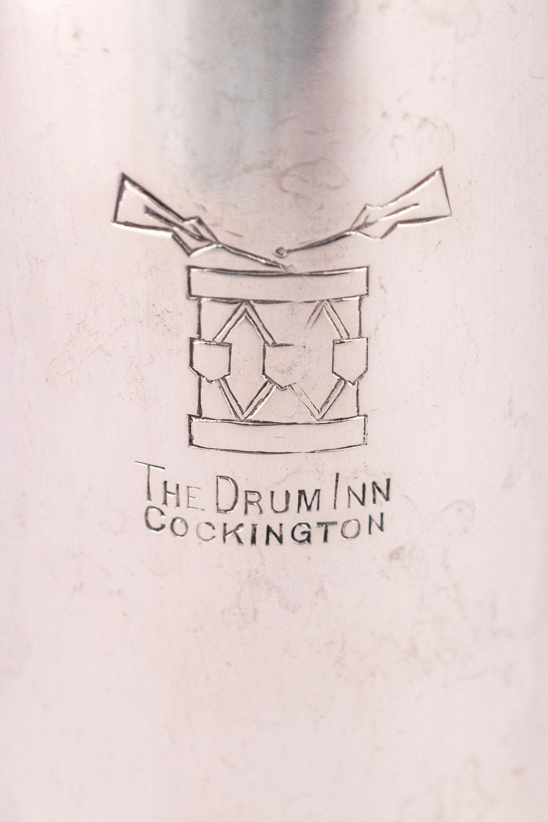 Vintage Drum Inn Cockington Silverplate Caster - Image 2