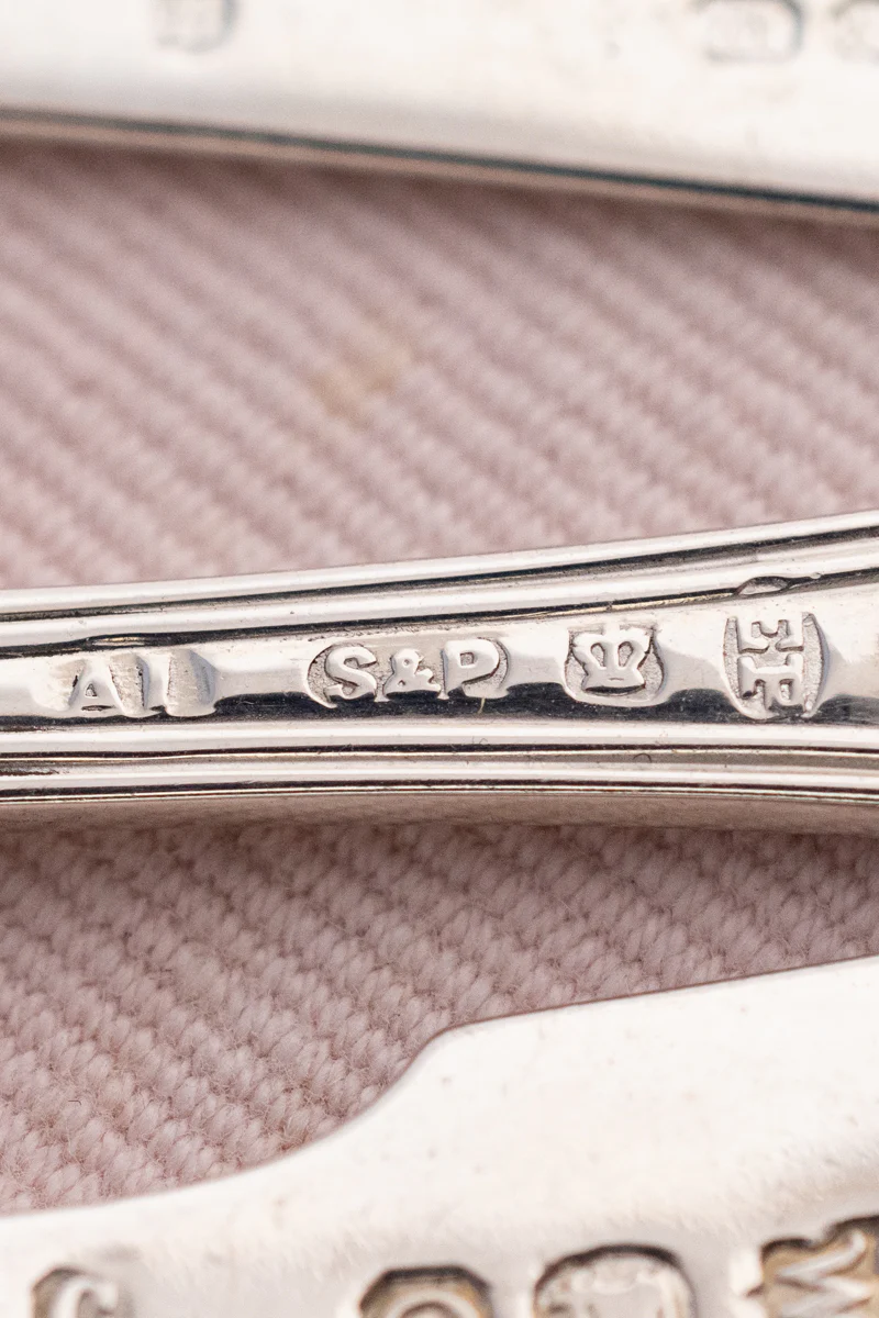 Vintage English Silverplate & Gilded Egg Spoon - Image 12