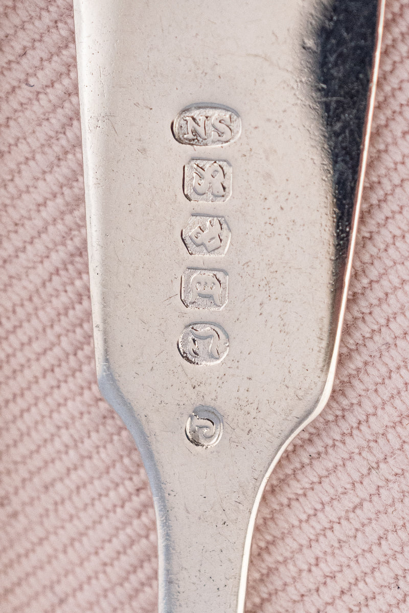 Vintage English Silverplate & Gilded Egg Spoon - Image 9