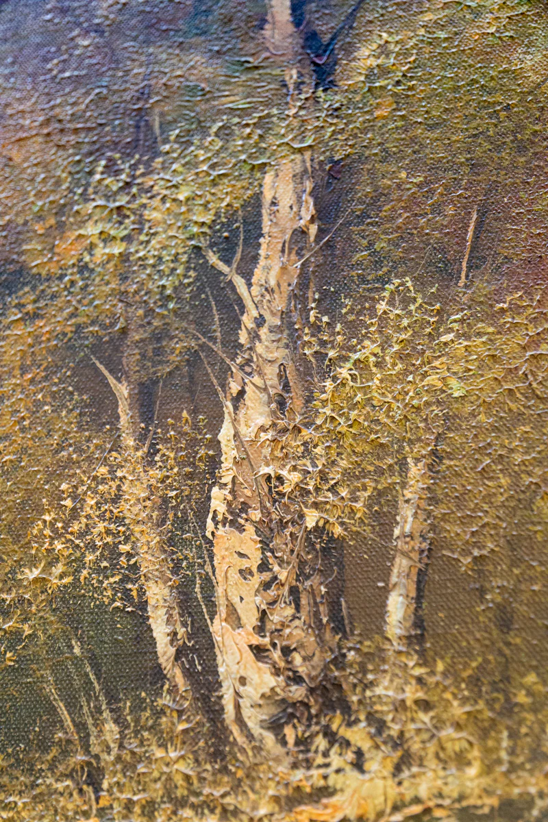 Vintage Fall Landscape Painting - Image 5