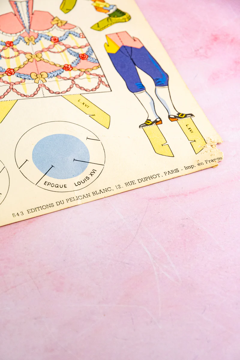 Vintage French Paper Doll Kit - Image 7