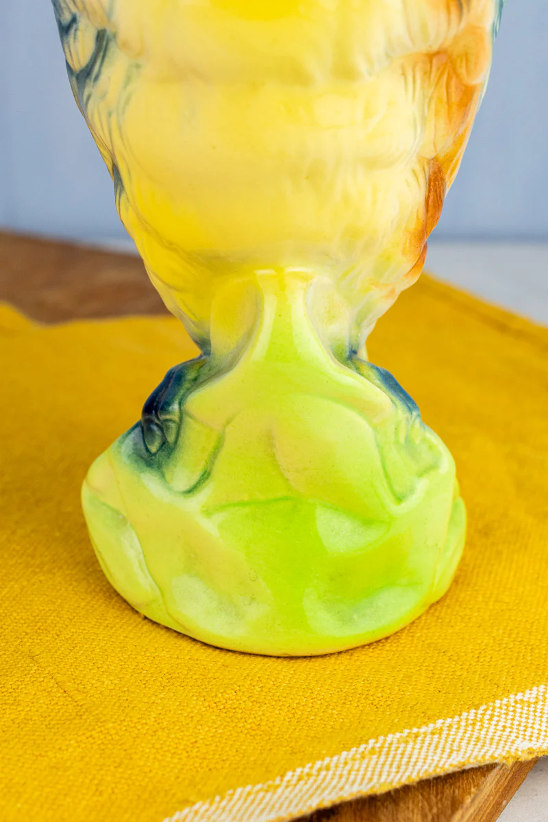 Vintage French St. Clément Cockatoo Pitcher - Image 12