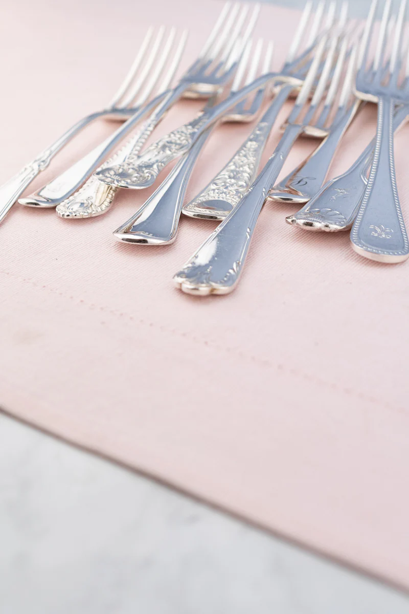 Vintage Silverplate Hotel Flatware - Salad / Dessert Fork - Image 4