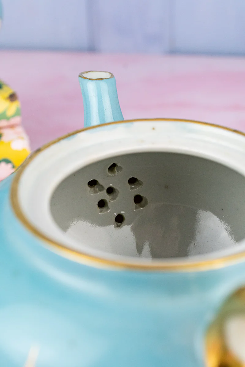 Antique Handpainted Japanese Crane 3 Piece Tea Service - Image 7