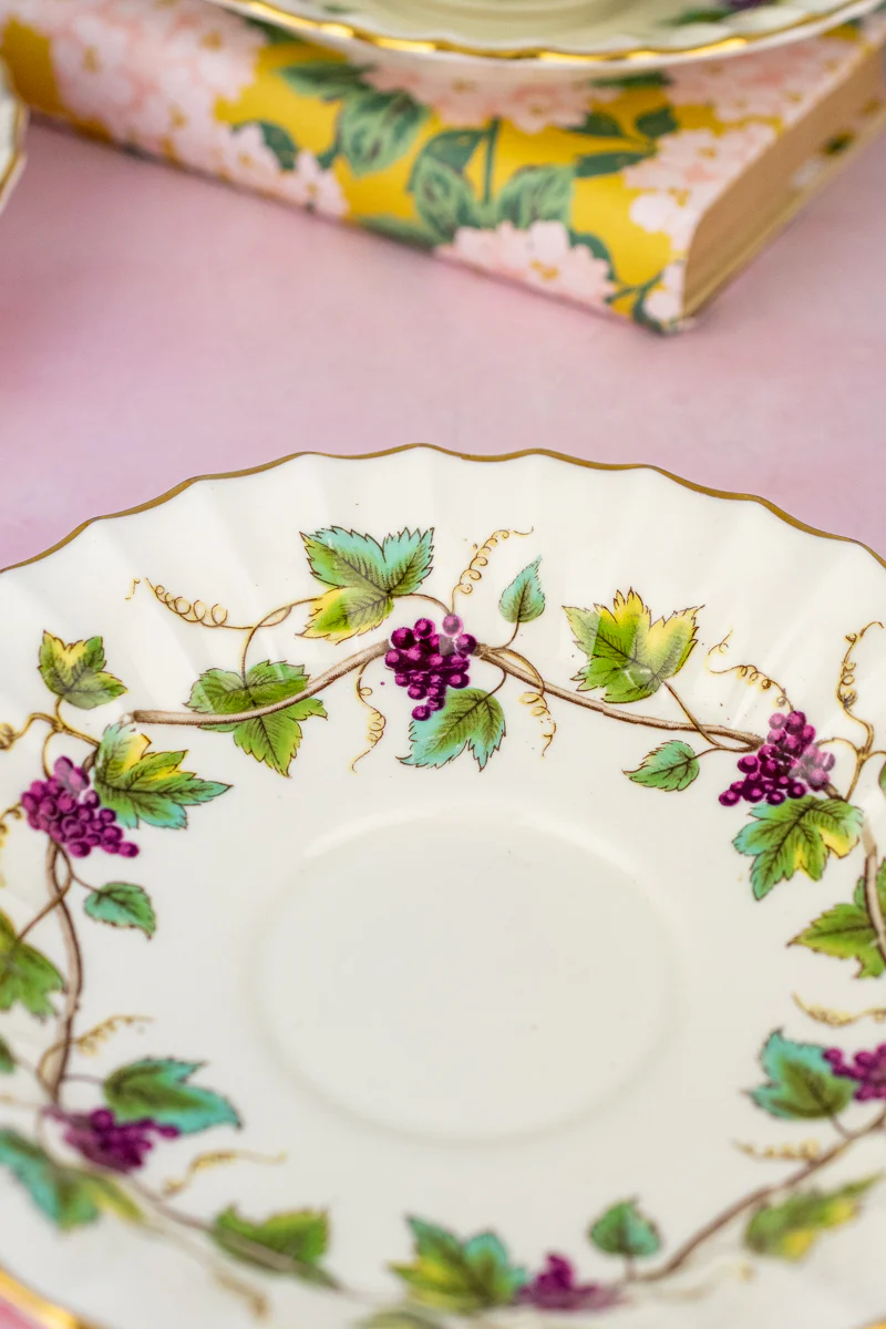 Vintage Royal Worcester Cream Soup Bowls with Saucers - Set of 6 - Image 8