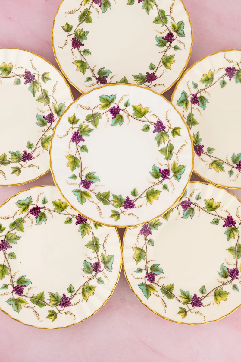 Vintage Royal Worcester Side Plates - Set of 6 - Image 2