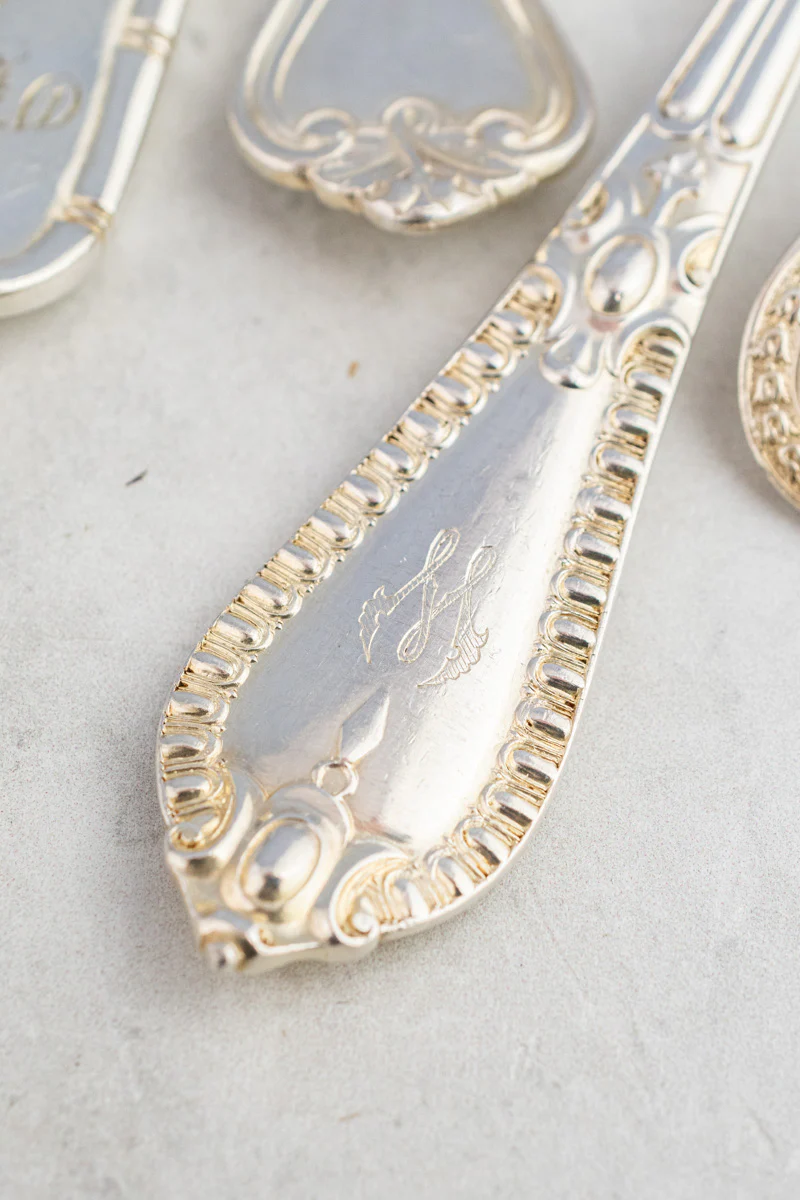 Vintage Silverplate Hotel Flatware - Fish Fork & Knife Pair - Image 10
