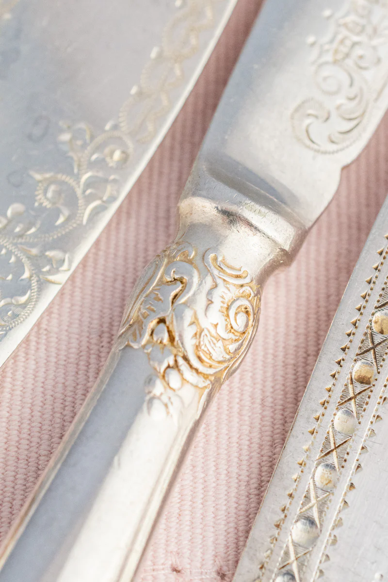 Vintage Silverplate Hotel Flatware - Fish Fork & Knife Pair - Image 12