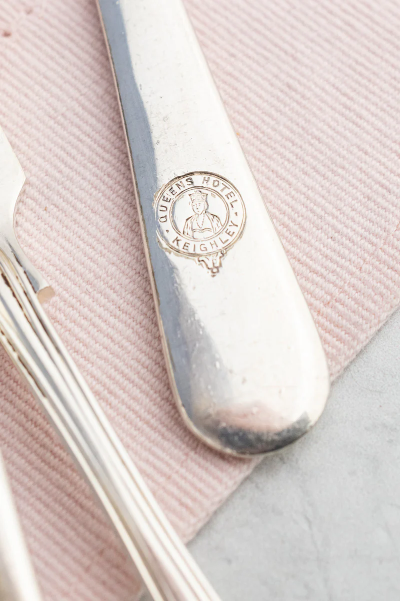 Vintage Silverplate Hotel Flatware - Fish Fork & Knife Pair - Image 13