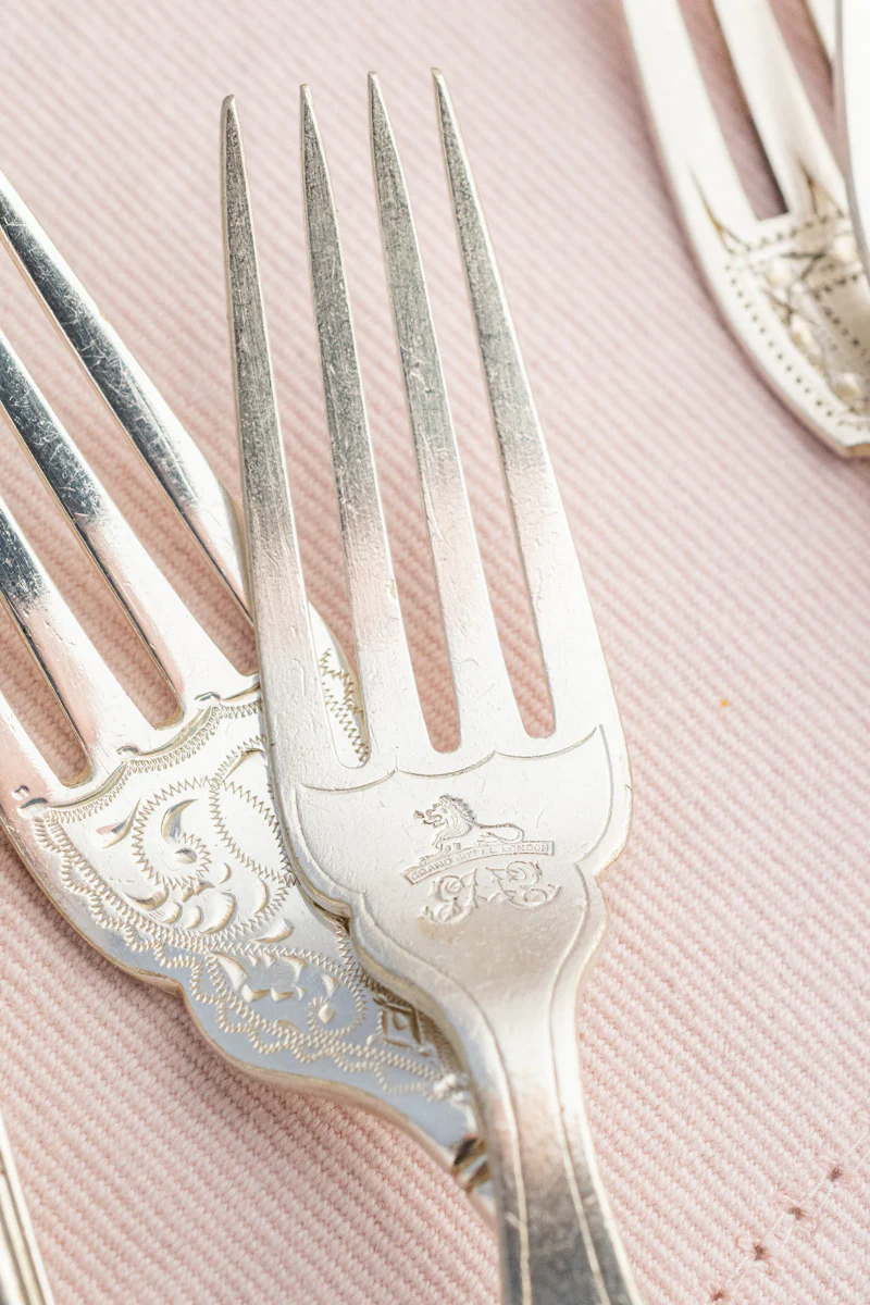 Vintage Silverplate Hotel Flatware - Fish Fork & Knife Pair - Image 16