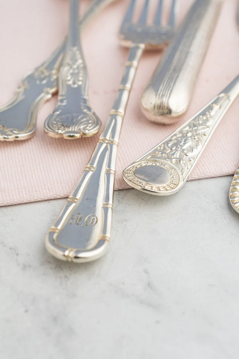 Vintage Silverplate Hotel Flatware - Fish Fork & Knife Pair - Image 19