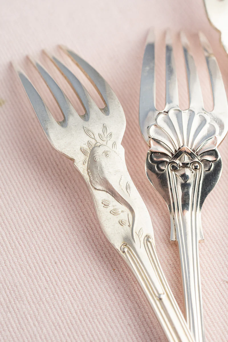 Vintage Silverplate Hotel Flatware - Fish Fork & Knife Pair - Image 20