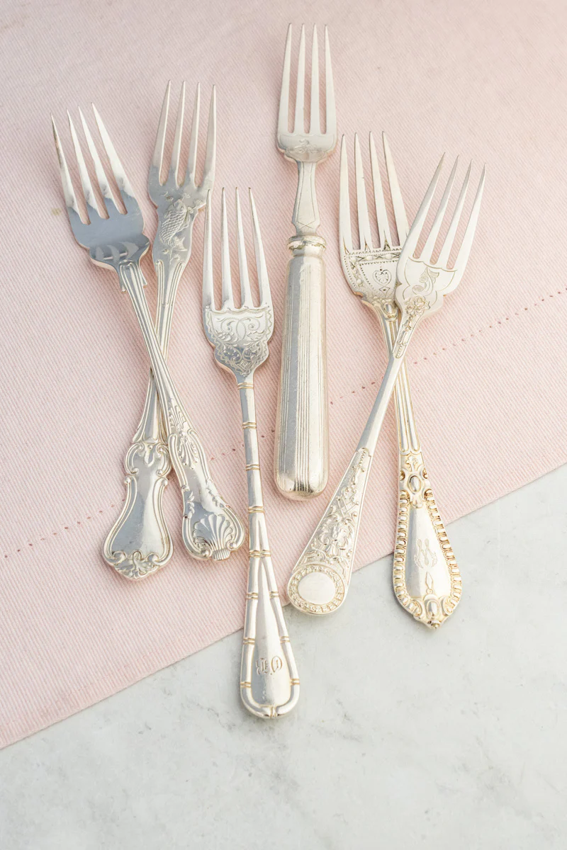 Vintage Silverplate Hotel Flatware - Fish Fork & Knife Pair - Image 3
