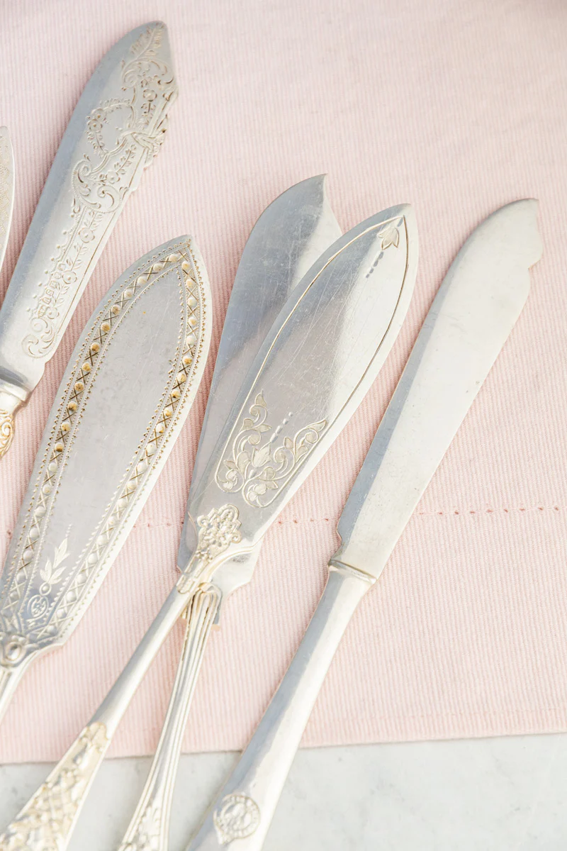 Vintage Silverplate Hotel Flatware - Fish Fork & Knife Pair - Image 6