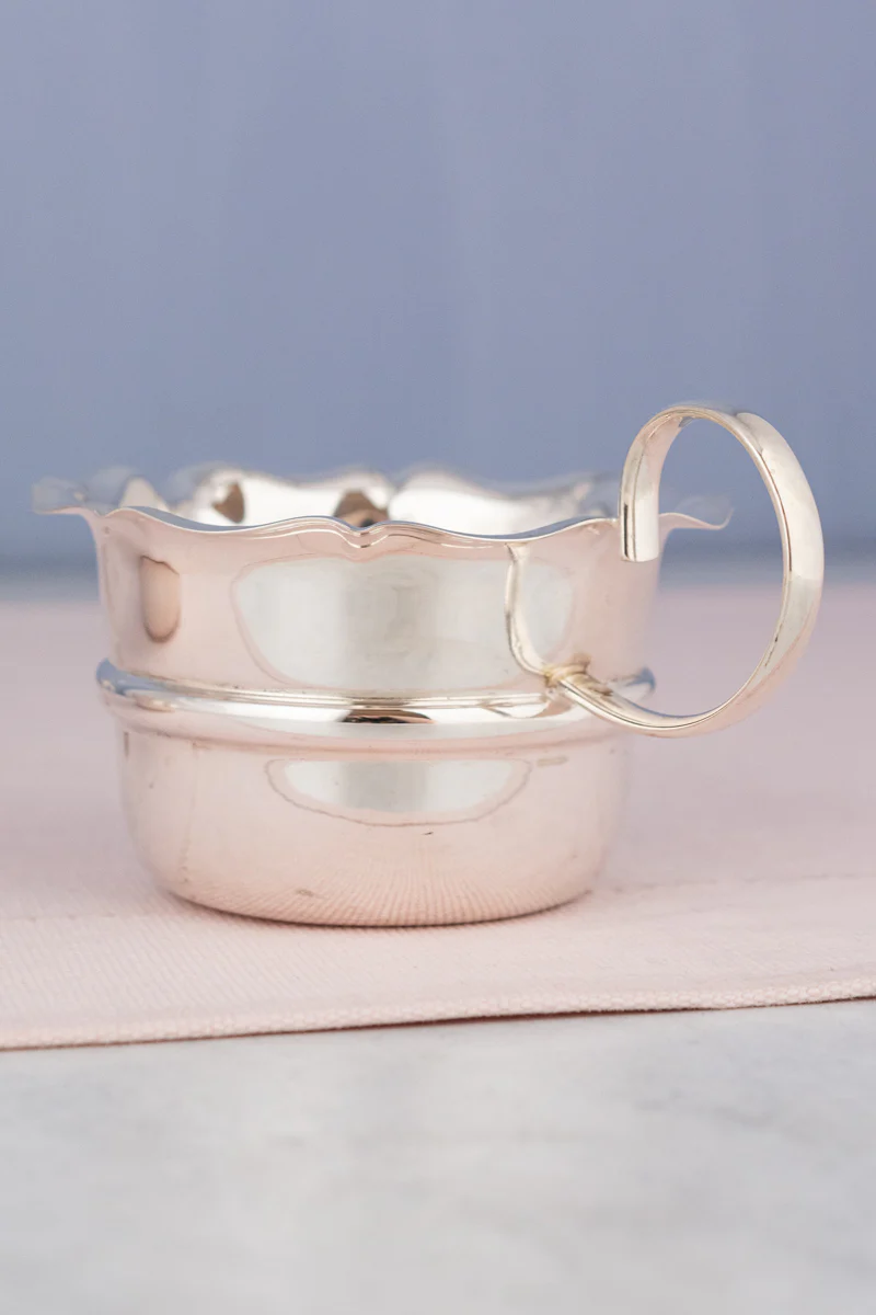Vintage Silverplate Milk and Sugar in Stand - Image 13