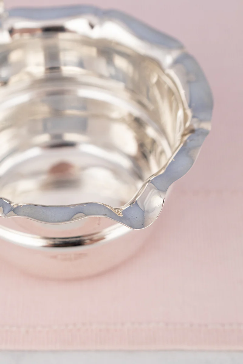 Vintage Silverplate Milk and Sugar in Stand - Image 14
