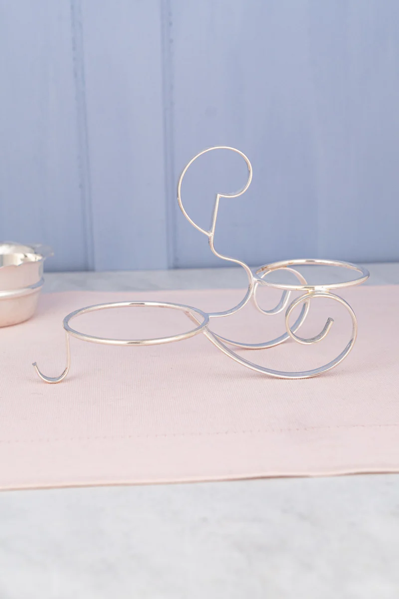 Vintage Silverplate Milk and Sugar in Stand - Image 17