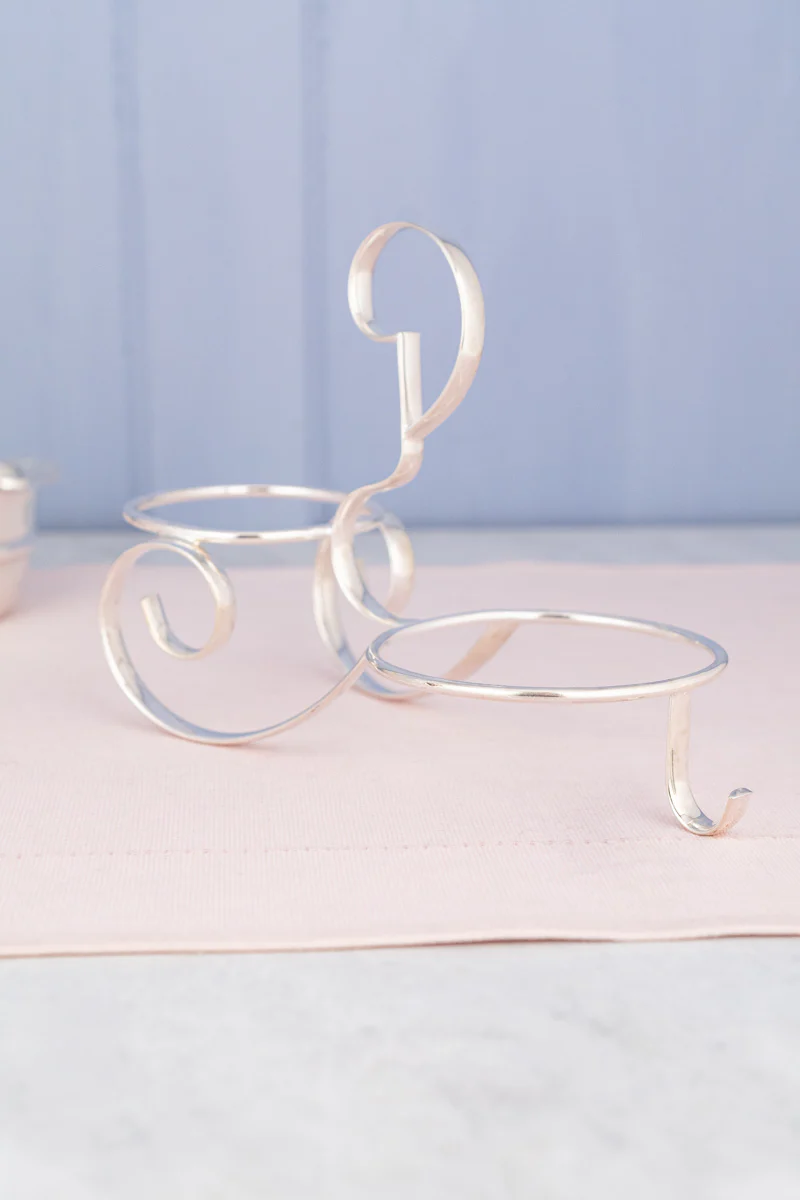 Vintage Silverplate Milk and Sugar in Stand - Image 19