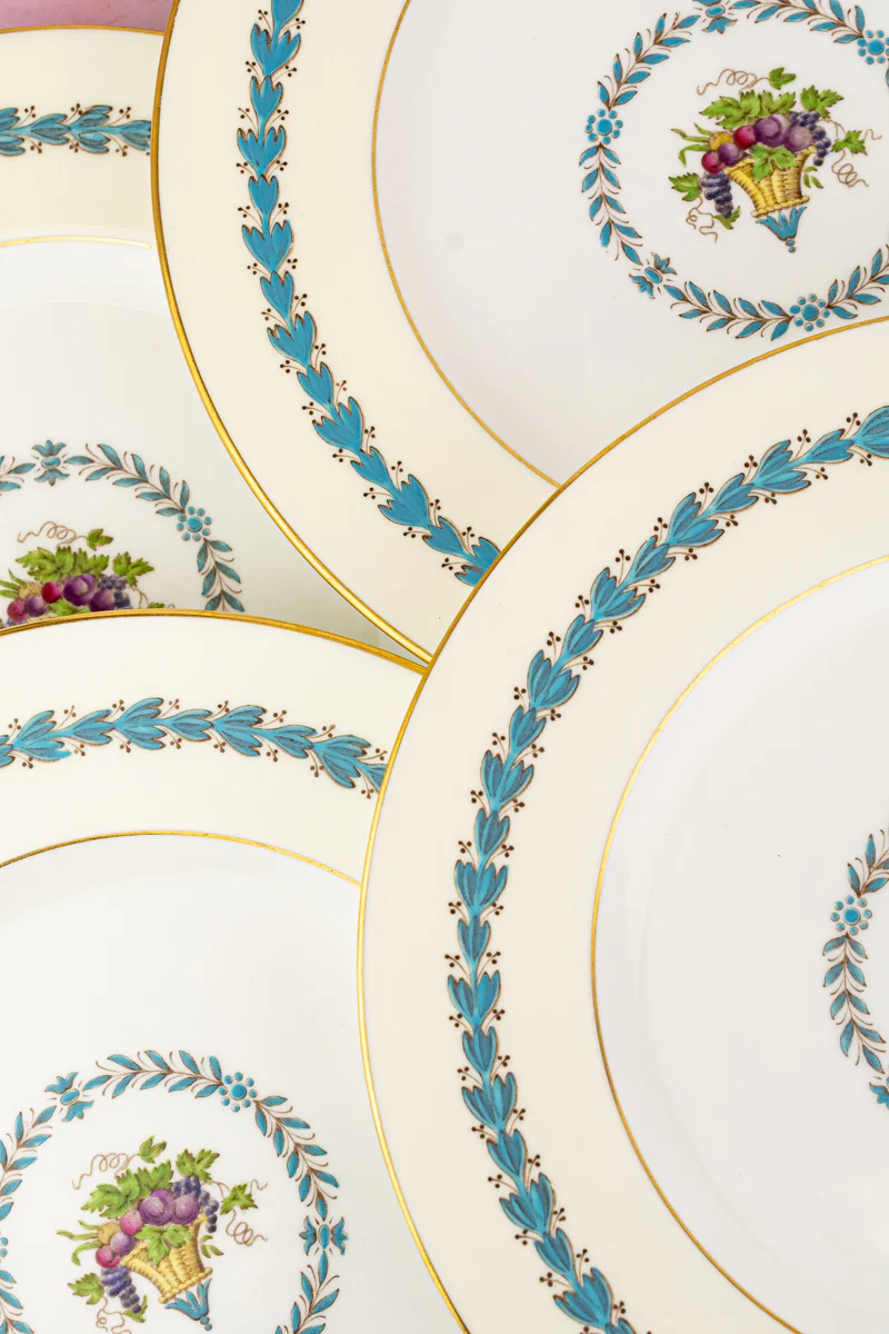 Vintage Wedgwood Appledore Dinner Plates - Set of 10 - Image 4