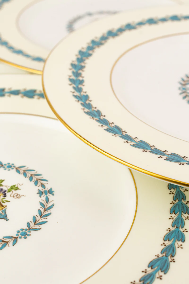 Vintage Wedgwood Appledore Dinner Plates - Set of 10 - Image 5