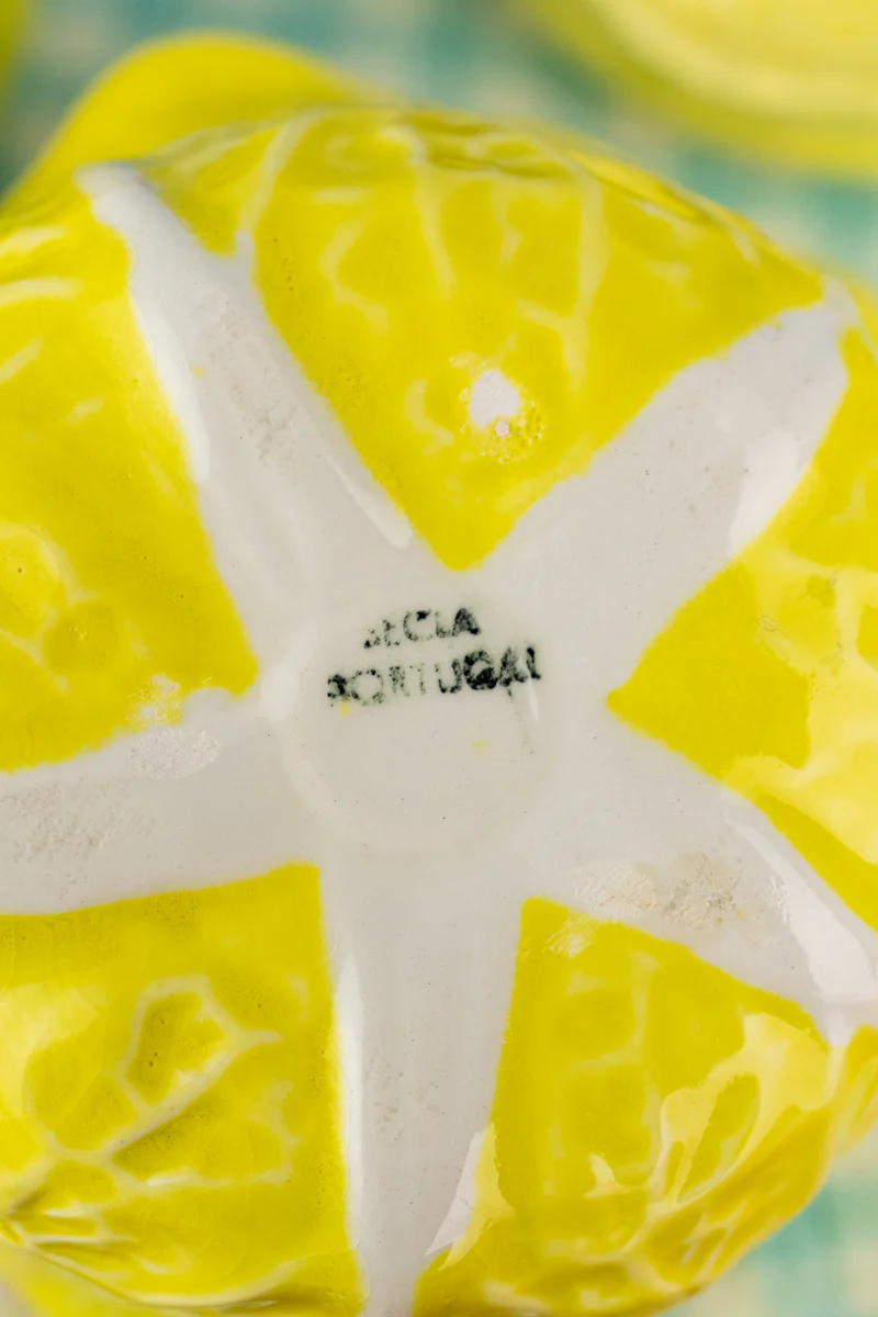 Vintage Yellow Cabbage Covered Soup Bowl - Image 5